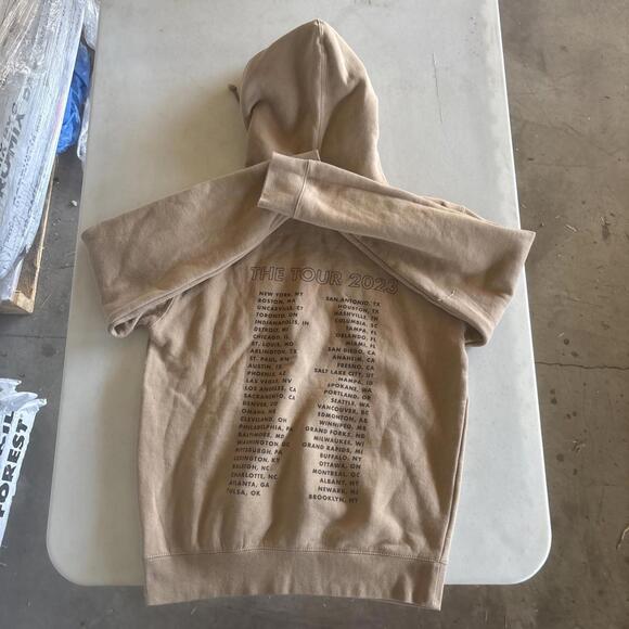 JONAS BROTHERS Hoodie Mens Small Brown The Remember This Tour 2023 Sweatshirt - Picture 5 of 6